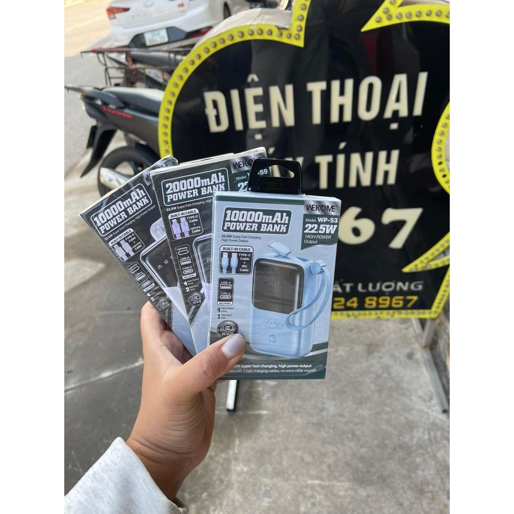 Sạc Dự Phòng Wekome