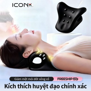 Gối Massage Cổ Vai Gáy ICON | Máy Massage Cầm Tay Bấm Huyệt, Nắn Chỉnh Cột Sống & Phục Hồi Chức Năng