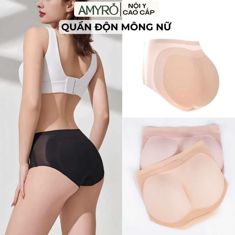 [BST 2026] Quần lót NÂNG mông Nữ mút mềm mại thoáng khí phù hợp cho khí hậu nóng, tàng hình và không
