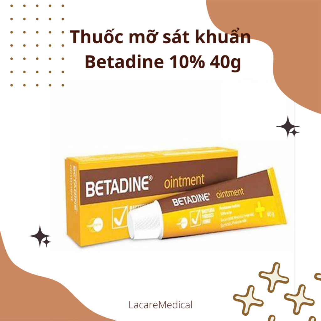 Mỡ bôi mềm Betadine 10% 40g