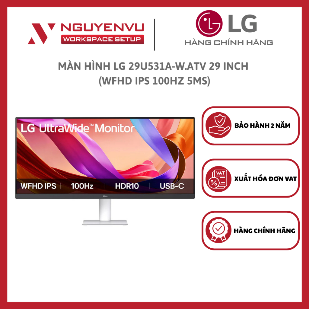 Màn Hình LG 29U531A-W.ATV 29 inch  (WFHD IPS 100Hz 5ms) - Hàng Chính Hãng