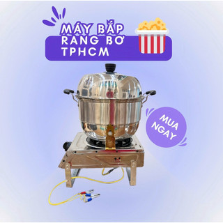 Máy làm bắp rang bơ 34cm Bếp gas lớn