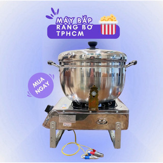 Máy làm bắp rang bơ 34cm Bếp gas lớn