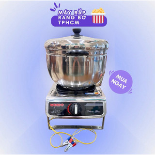 Máy làm bắp rang bơ 34cm Bếp gas lớn