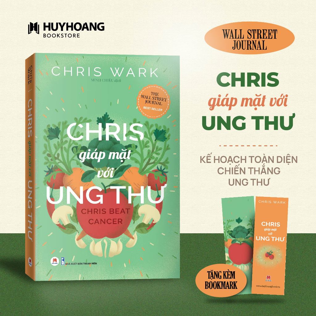 Sách - Chris Giáp Mặt Với Ung Thư, sách sức khỏe, Huy Hoàng Bookstore