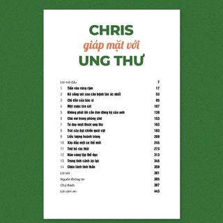 Sách - Chris Giáp Mặt Với Ung Thư - 2H Books Store