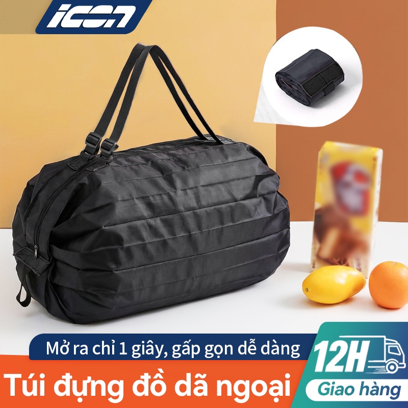 ICON Túi Đa Năng Chống Nước Gấp Gọn - Dùng Cho Mua Sắm, Du Lịch, Đi Biển, Dã Ngoại, Tập Gym & Siêu Thị
