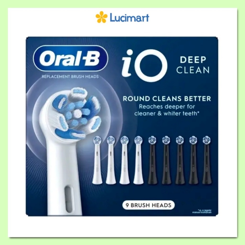 Đầu bàn chải điện Oral-B iO tương thích dòng Oral-B iO 2,3,4,5,6,7,8,9,10 [Hàng Đức]
