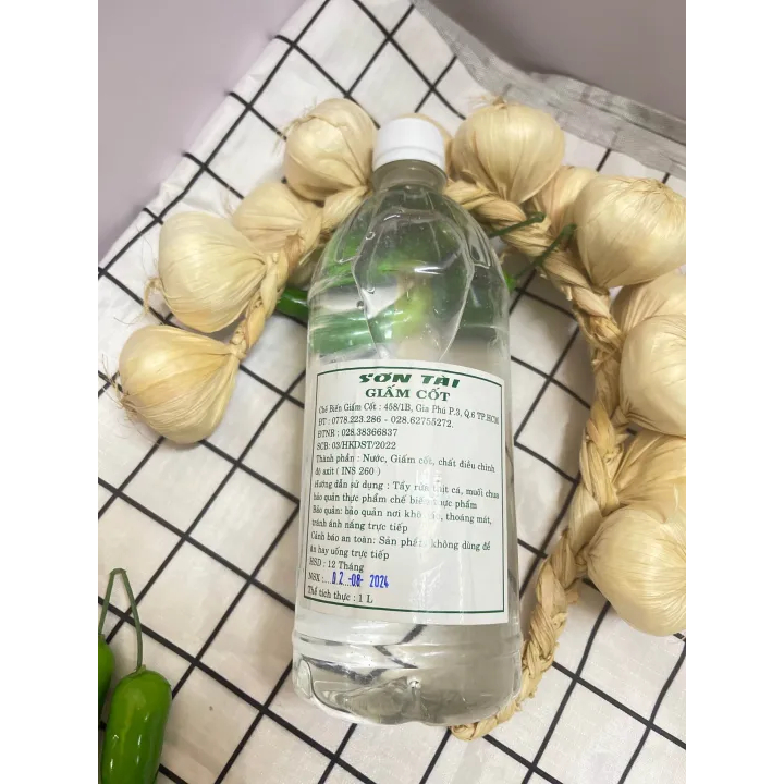 GIẤM CỐT NGUYÊN CHẤT SƠN TÀI 1 LÍT