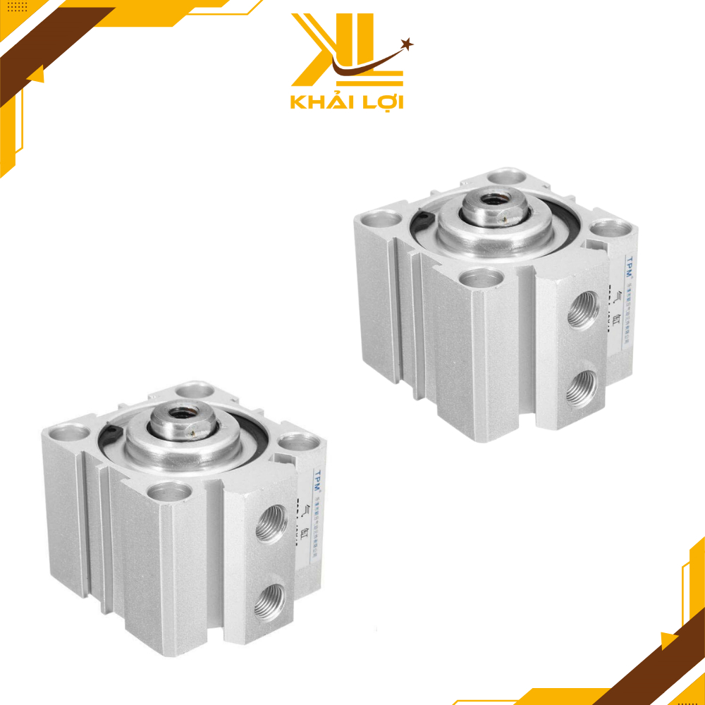 Xi Lanh Khí Nén SDA 32 40 50 - Xy Lanh Khí Nén Compact SDA - Xi Lanh Vuông Ren Trong - Ben Hơi Khí N