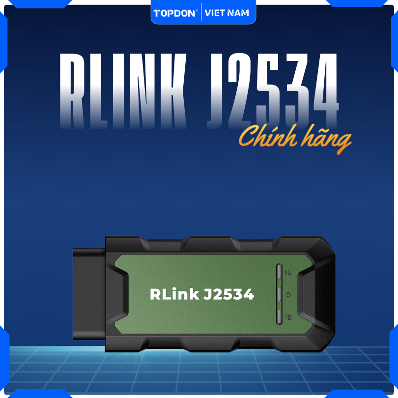 Thiết Bị Pass-Thru TOPDON RLink J2534 Hỗ Trợ Programming ECU Chính Hãng