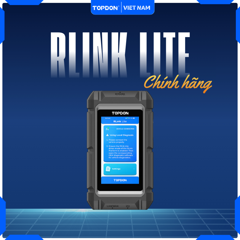 Thiết Bị Pass-Thru TOPDON RLink Lite Chuẩn J2534 Programming ECU