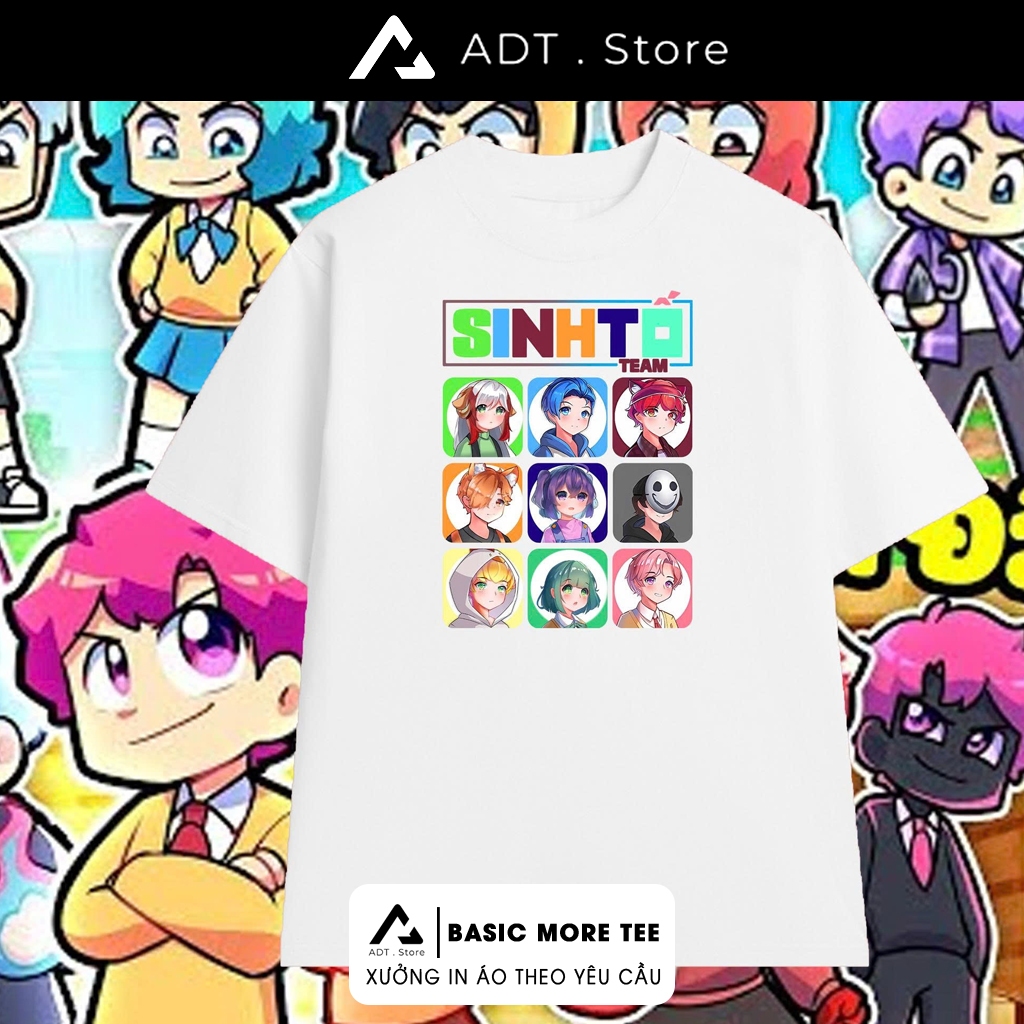 BST Áo thun ADTStore x Sinh tố team - ẾCH NGỒI ĐÁY GIẾNG BIỆT ĐỘI ẾCH CON - Poppy Play Time