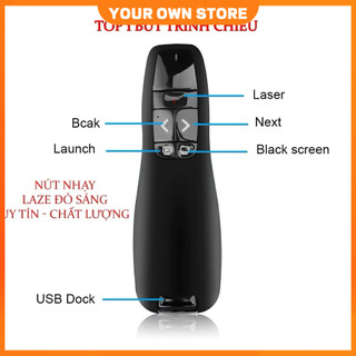 🔥FREESHIP🔥Bút chỉ trình chiếu slide K400 mẫu mới 2025 dễ dùng. Tặng kèm pin.Tia laser màu đỏ sáng rõ nét