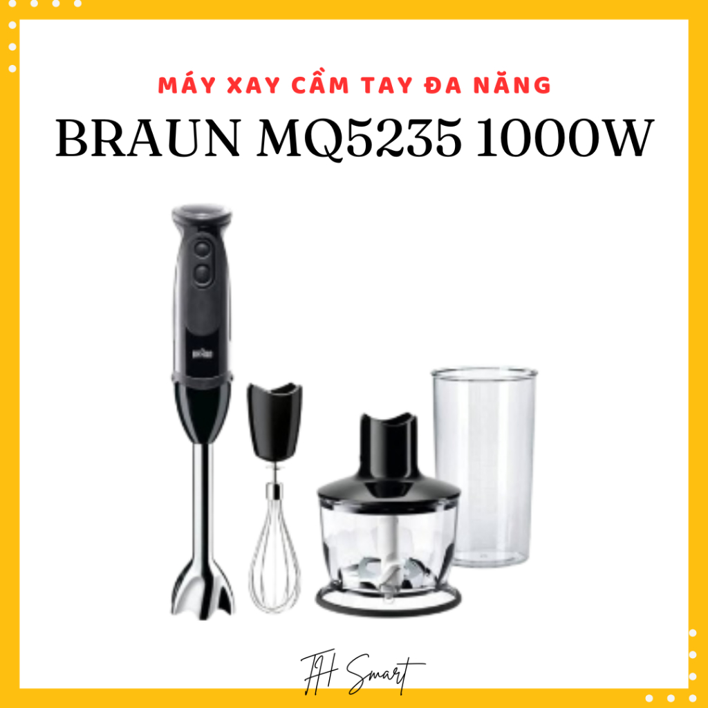 Máy Xay Cầm Tay Đa Năng BRAUN Multiquick 5 MQ5235 1000W