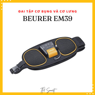Đai Massage Tập Cơ Bụng Và Cơ Lưng BEURER EM39 Giúp Giảm Mỡ Bụng Và Đau Lưng 2in1