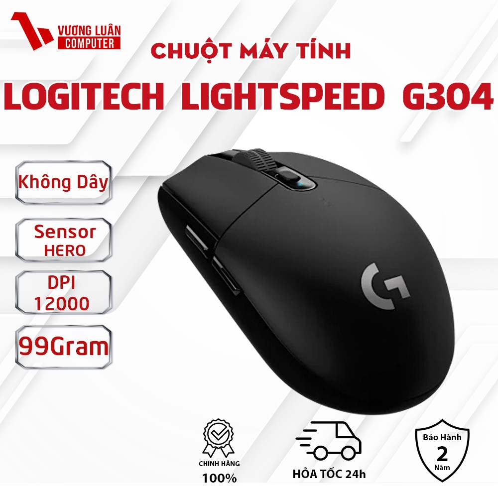 Chuột Gaming Không Dây Lightspeed Logitech G304 New Chính Hãng