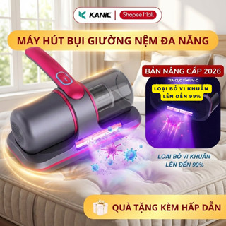 Máy hút bụi giường nệm KANIC không dây diệt khuẩn uv công suất hút 8000pa công suất 100w lực hút mạnh có bảo hành