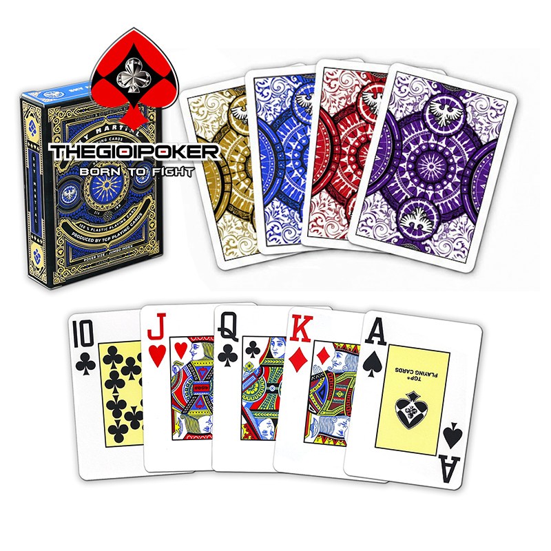 Bài Tây Sky Martial 100% Plastic - Chính Hãng