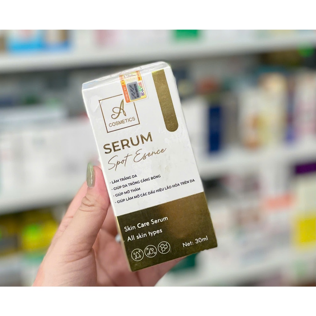SERUM A COSMETICS SPOT ESENCE TRẮNG DA MỜ THÂM CĂNG CHỐNG LÃO HOÁ 30ML