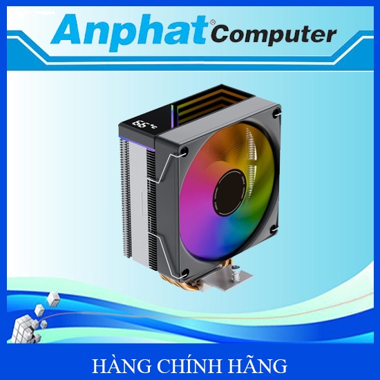 Tản Nhiệt Khí CPU Leopard KF420E RGB-DGT Trắng/Đen – Hàng Chính Hãng