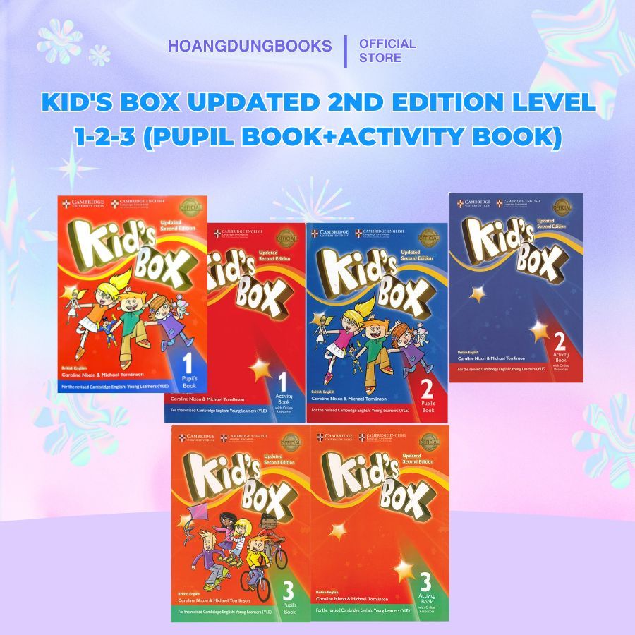 Kid’s Box Updated 2nd Edition Level 1–2–3 | Pupil’s Book & Activity Book | Sách Tiếng Anh Cho Trẻ Em