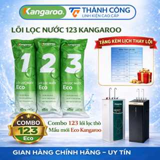 Bộ 3 Lõi Lọc Nước Kangaroo RO 1-2-3 – Chính Hãng, Phù Hợp Mọi Máy RO, Lọc Sạch – Dễ Lắp Đặt