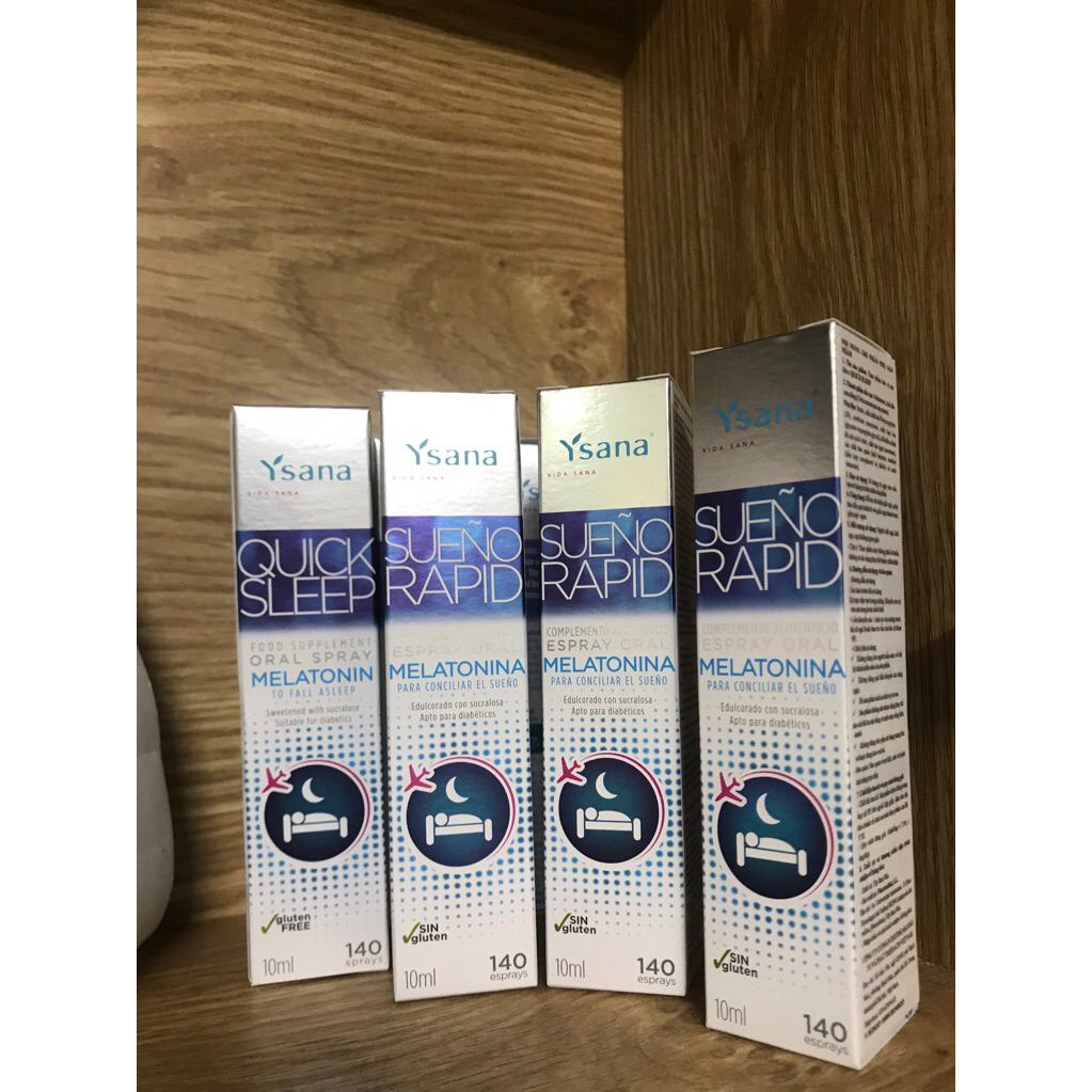 Melatonin Quick Sleep xịt ngủ hỗ trợ vào giấc nhanh và ngủ tự nhiên tuýp 10ml