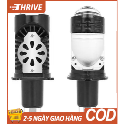 Bóng pha Led ô tô, xe máy V50 CẢI TIỄN V22 ULTRA Siêu sáng, chân H4 Công suất 65W