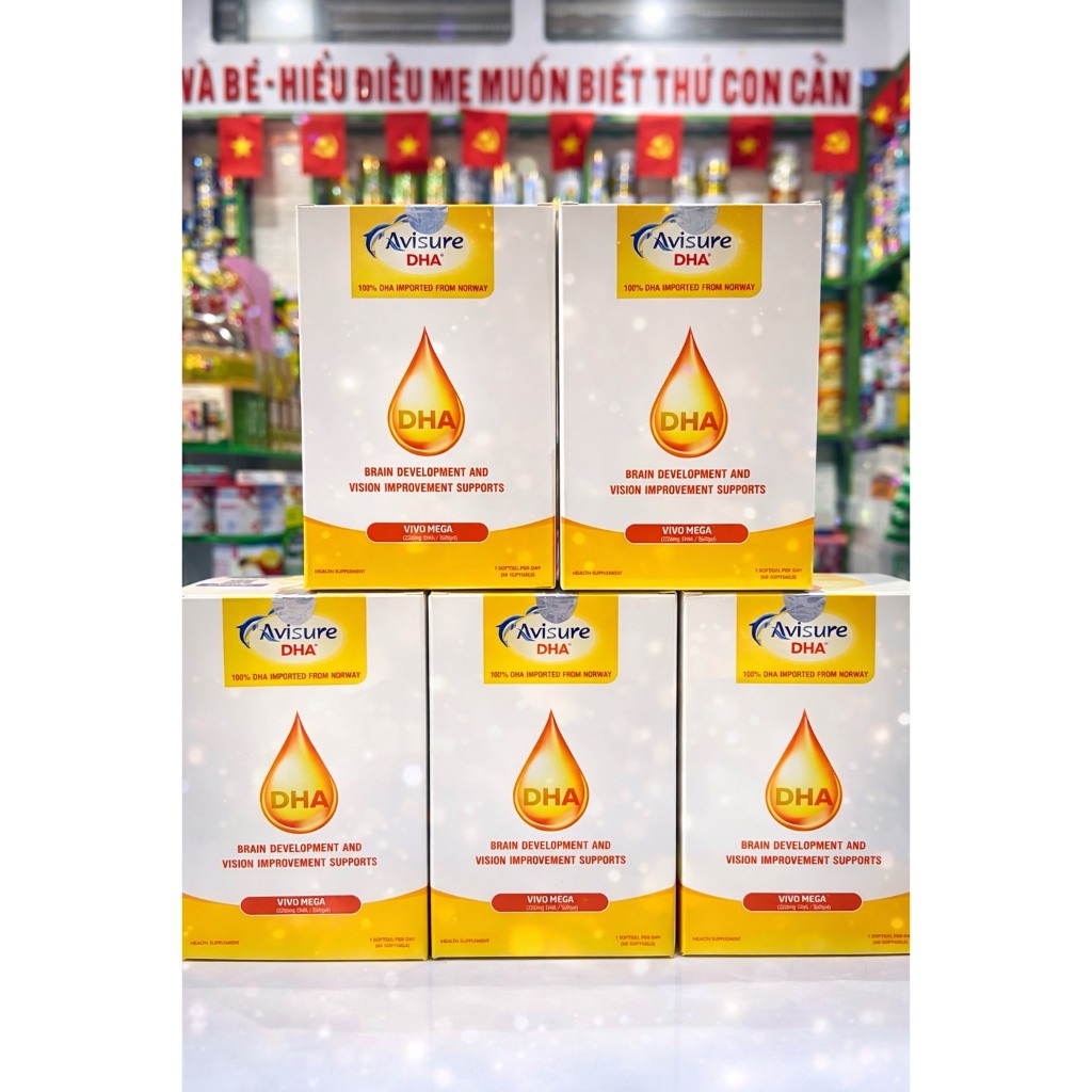 Avisure DHA+ ( 60 viên) -  bổ sung DHA cho bà bầu giúp bé phát triển trí não