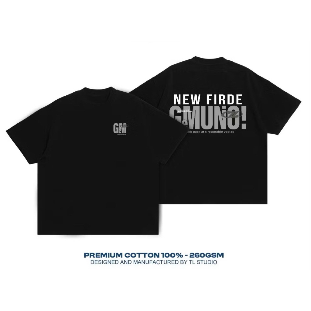 Áo thun Oversize - chất liệu 100% cotton -260gsm(M5)