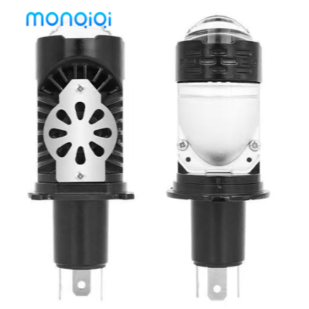 MONQIQI Bóng pha Led ô tô, xe máy V50 CẢI TIỄN V22 ULTRA Siêu sáng, chân H4 Công suất 65W