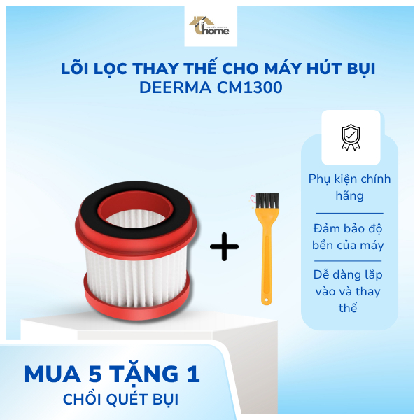 Lõi lọc Hepa cho máy hút bụi nệm Xiaomi CM1300, CM1900