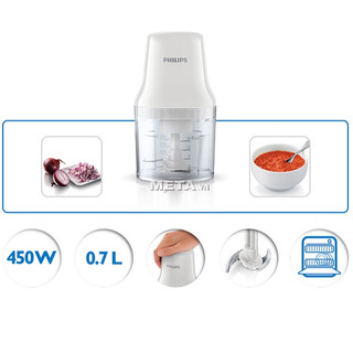 Máy Xay Thịt Philips HR1393 0.7L Hàng Chính Hãng BH 2 năm - Mykit Store