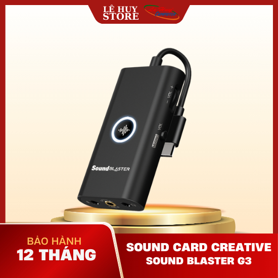 Sound Card Creative Sound Blaster G3 - Hàng Chính Hãng