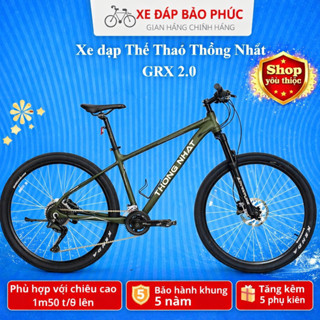 Xe đạp Thể Thao Thống nhất GRX 2.0 (Tặng đènphảnquang+chắnbùn+khoá+gọngnước) đề shimanio cues