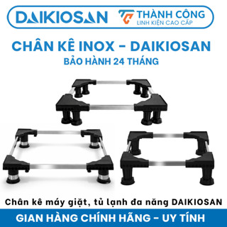 Chân kê INOX cho máy giặt lòng ngang, máy sấy, tủ lạnh đa nâng chịu tải lớn DAIKIOSAN [HỎA TỐC HCM 30P]