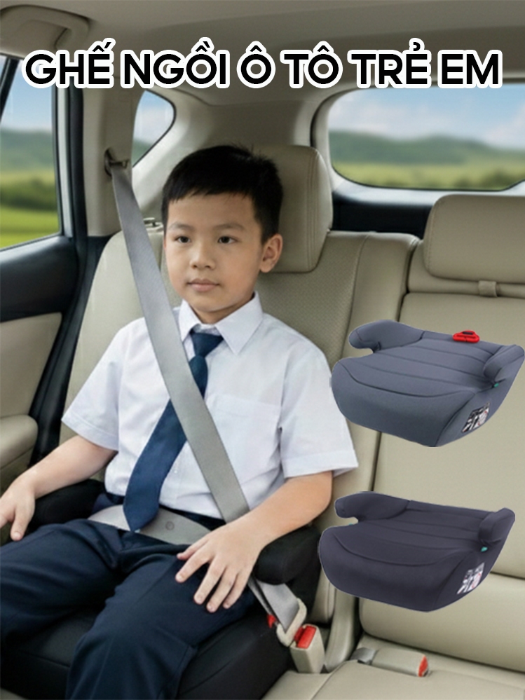 Đệm nâng ghế ngồi ô tô trẻ em Fomodi cho trẻ từ 3 - 12 tuổi