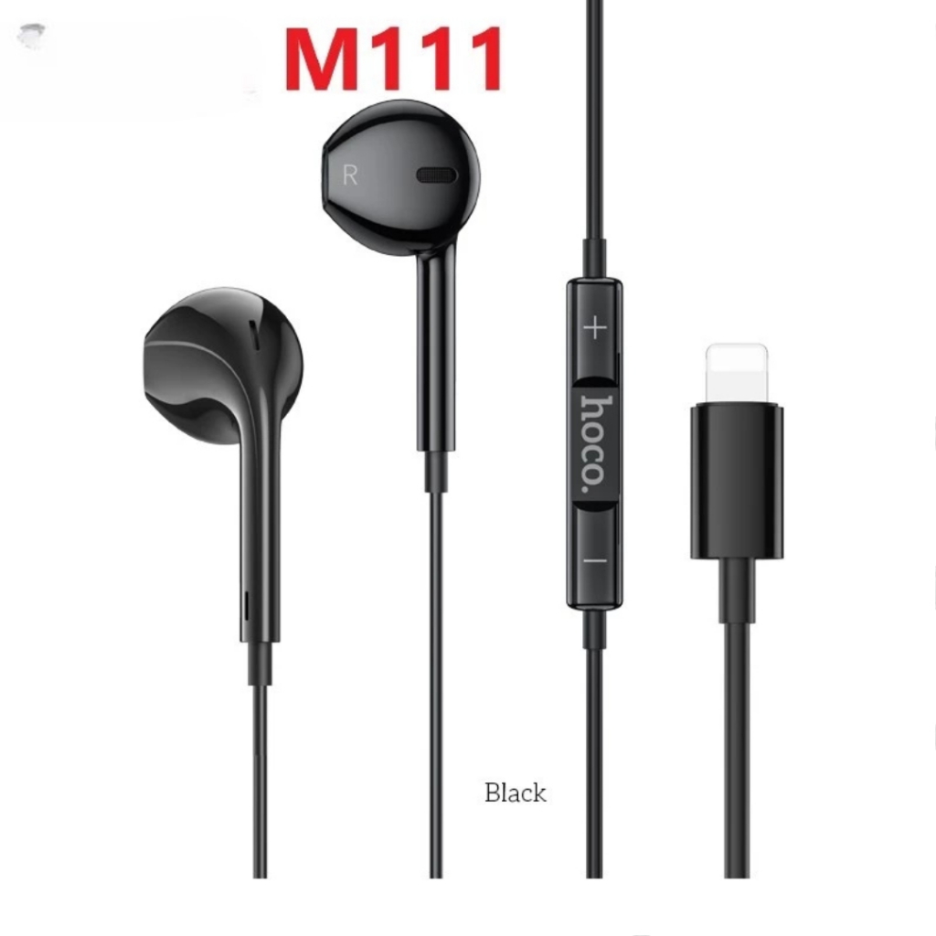 [Top Value] Tai Nghe có dây chân Light ning chính hãng Hoco M111/M111Pro Hỗ trợ Game, không delay, c