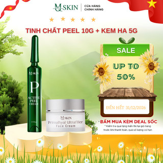 MQ SKIN COMBO PEEL 10G + KEM HA 5G HỖ TRỢ CHỐNG LÃO HÓA, CẤP ẨM