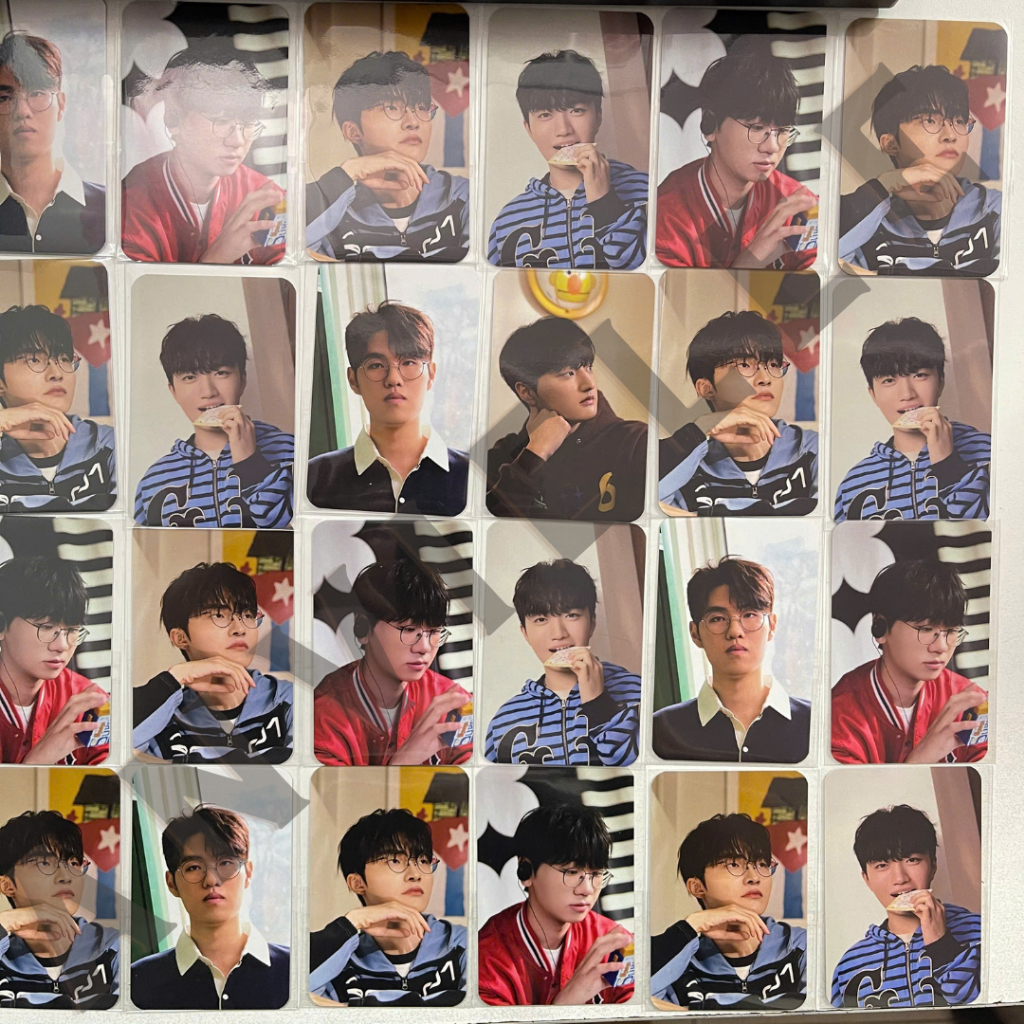 Thẻ bo góc 2026 T1 Faker Oner Doran Peyz Keria card Happy menu food esport Liên Minh