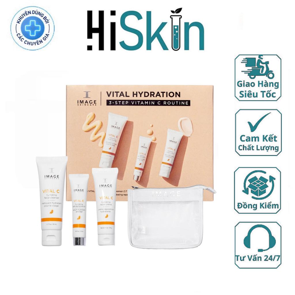 Set sáng da căng bóng da VITAL C Image Skincare VITAL HYDRATION 3-step Vitamin C Routine