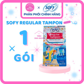CHE TÊN - Băng Vệ Sinh Sofy Regular Tampon 2 Giọt Siêu Thấm 10 Miếng/ Hộp - TIEMNHACHUN