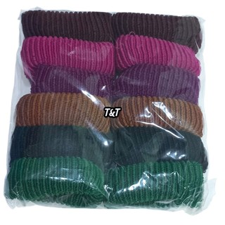 12 dây cột tóc màu đen dày,chắc (bản 2-3cm)