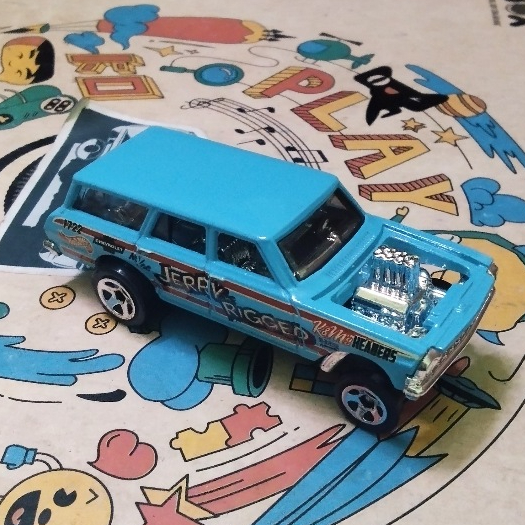 Xe Mô Hình Hot Wheels 64 CHEVY NOVA GASSER