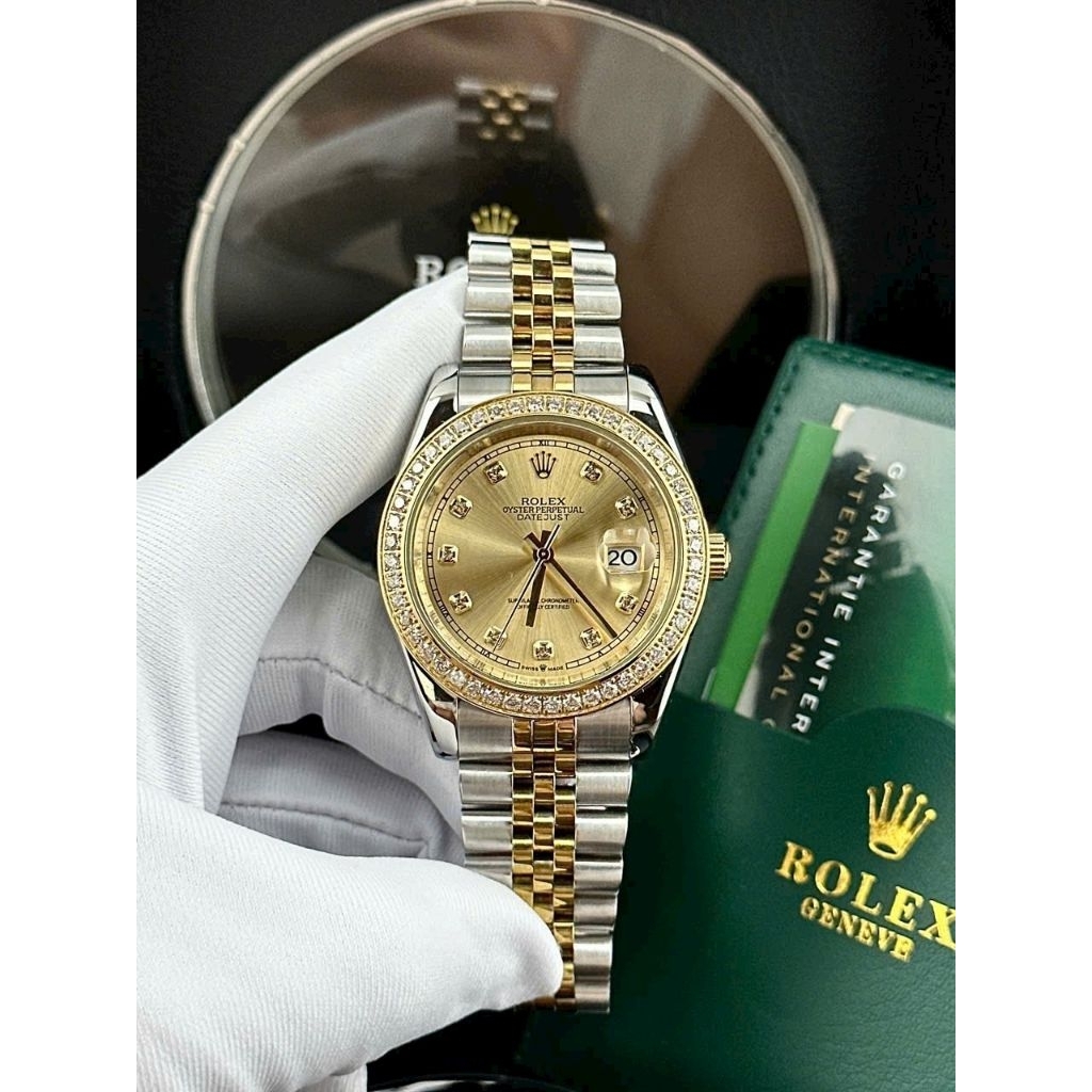 Đồng hồ nam nữ, đồng hồ đeo tay Rolex nam nữ, máy Pin Nhật, full box, quà tặng sang trọng