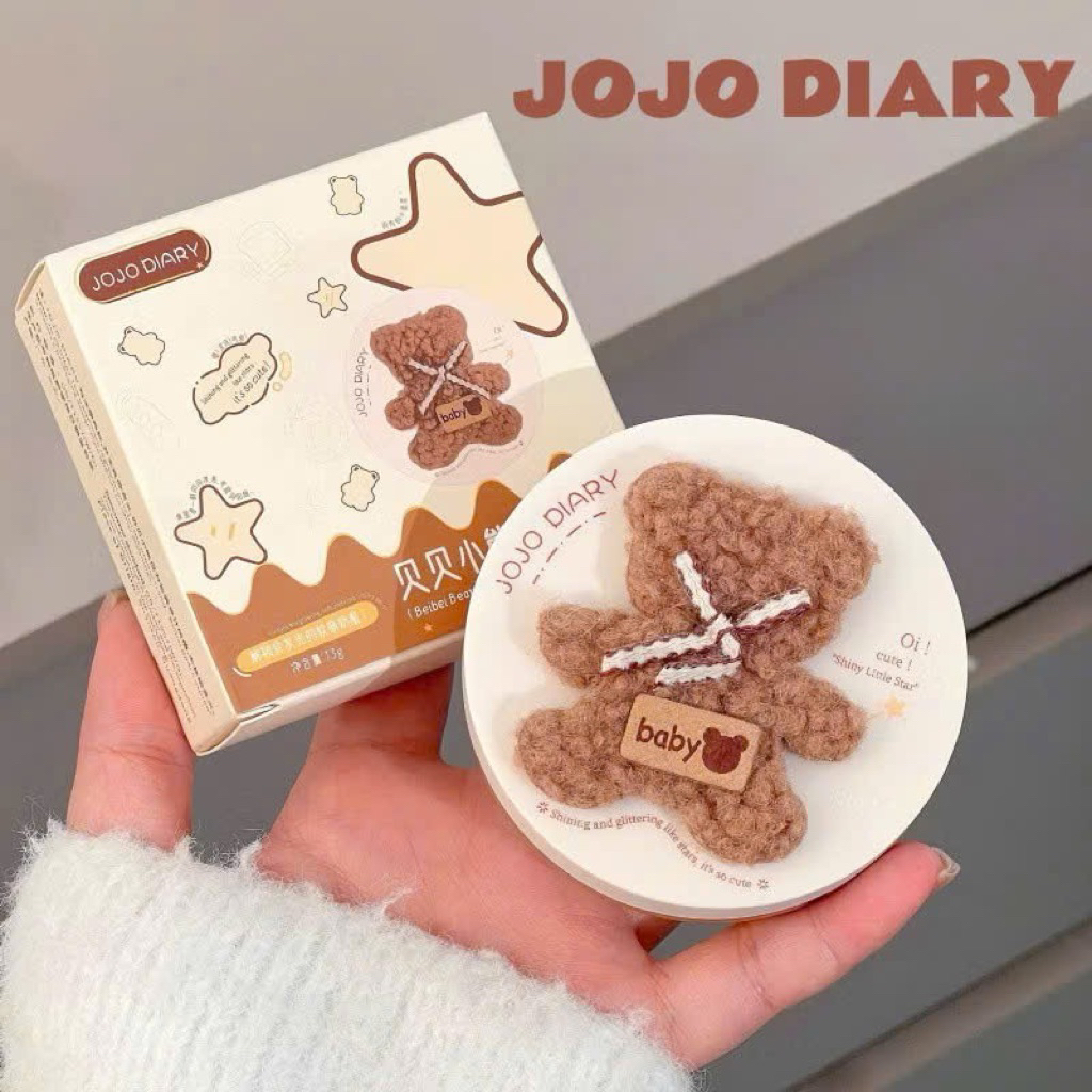 Phấn nước cushion JOJO DIARY gấu nâu baby