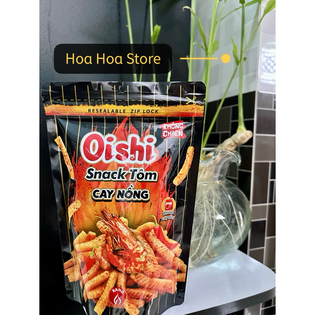 [DATE XA] 10 Gói Oishi Cay Nồng/Xốt Tương Mật Ong/Đậu Xanh/Zuna Trứng Muối Túi Zip (mix vị theo yêu 