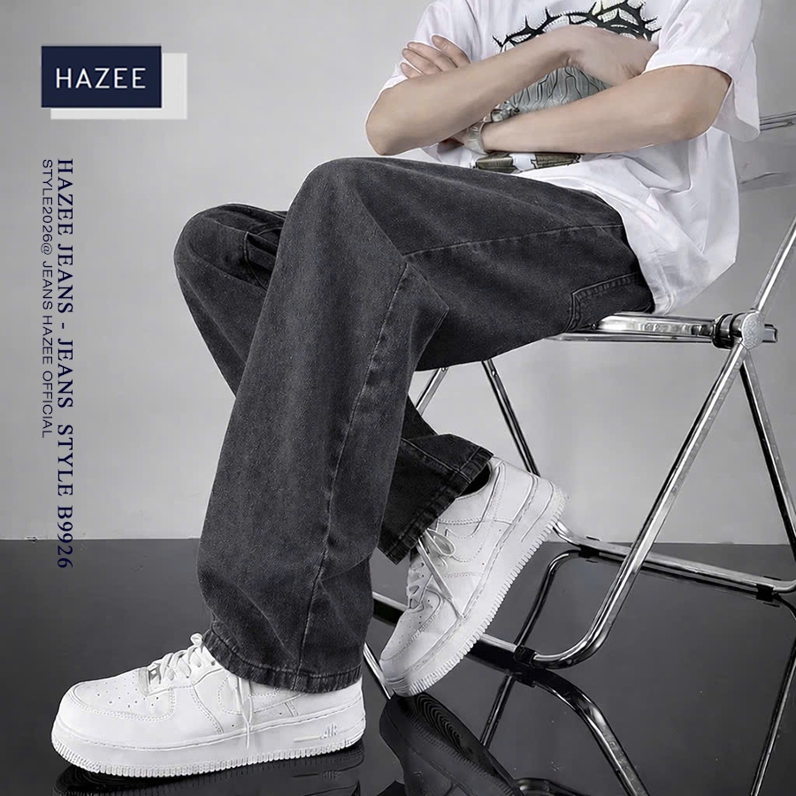 Quần Jeans Nam Ống Suông Trẻ Trung Denim co giãn HAZEE – Jeans STYLE 2026