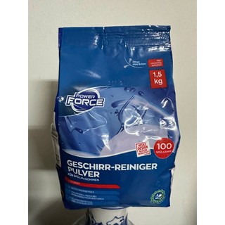 Bột rửa bát alio Power Force 1,5kg dùng cho Máy rửa bát  chén (Đức)1